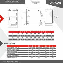 Котел комбинированный URAGAN Prof 34